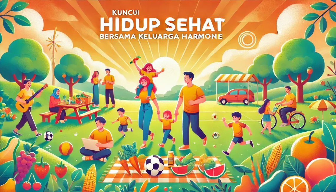 Kunci Hidup Sehat Bersama Keluarga Harmonis