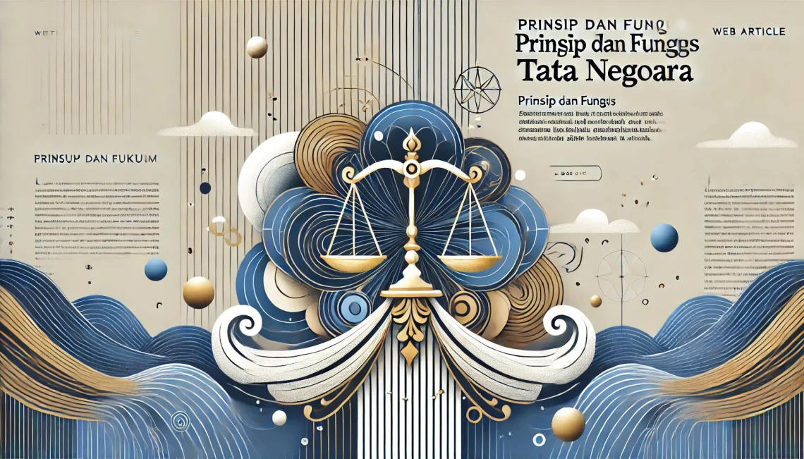 Prinsip dan Fungsi Hukum Tata Negara