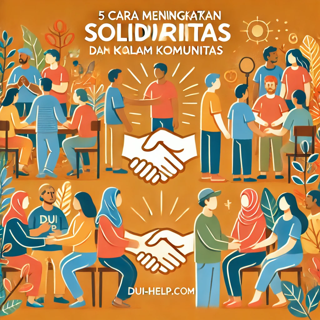 5 Cara Meningkatkan Solidaritas dalam Komunitas