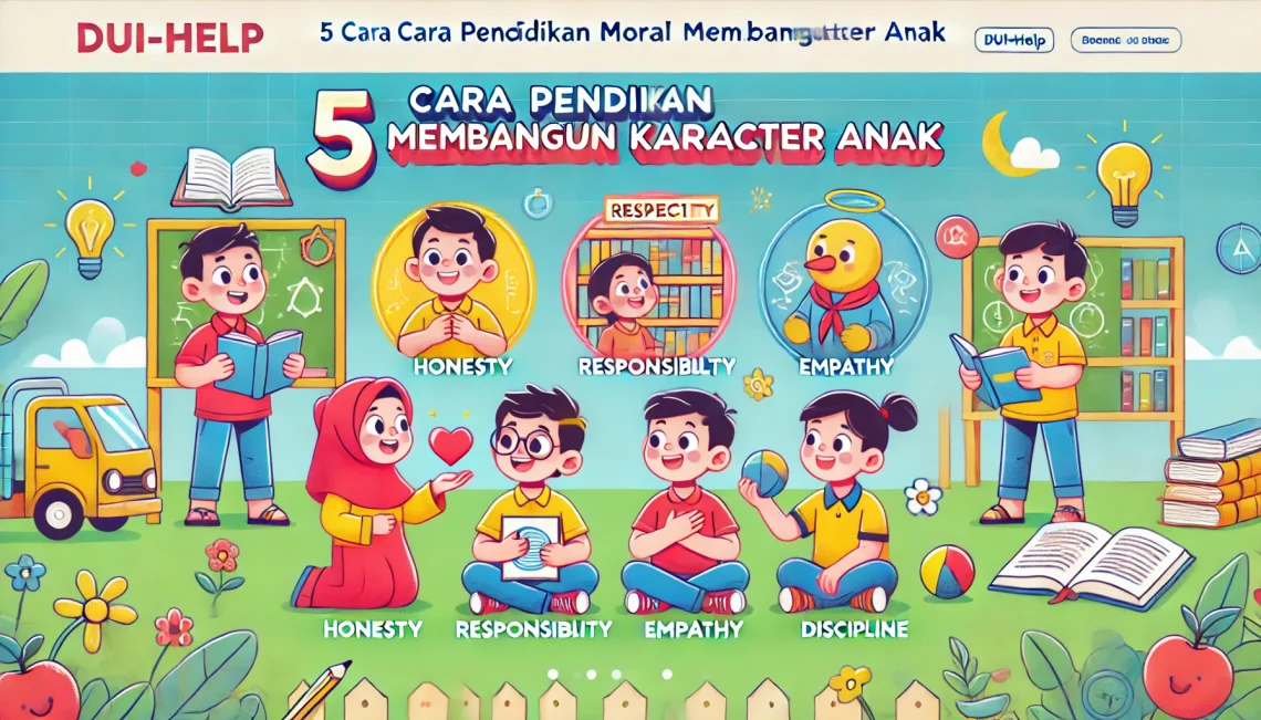 5 Cara Pendidikan Moral Membangun Karakter Anak