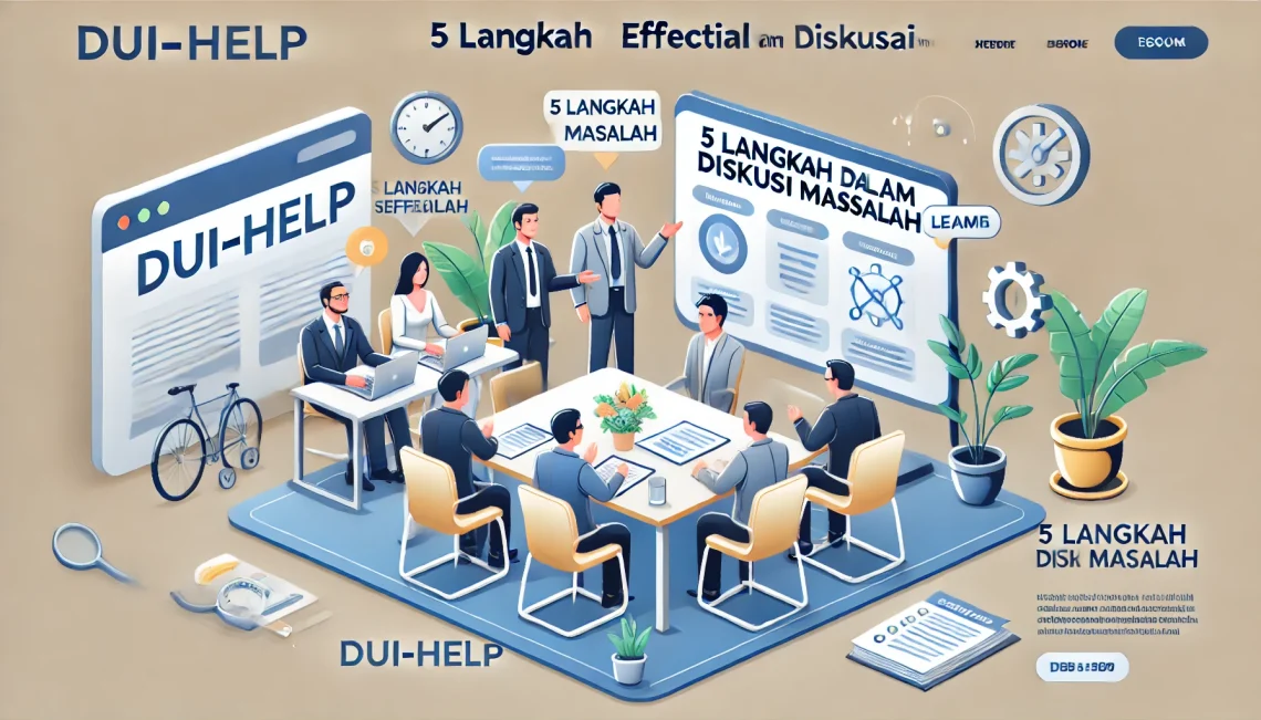 5 Langkah Efektif dalam Diskusi Masalah