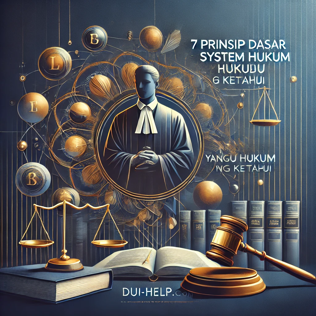 7 Prinsip Dasar Sistem Hukum yang Perlu Diketahui