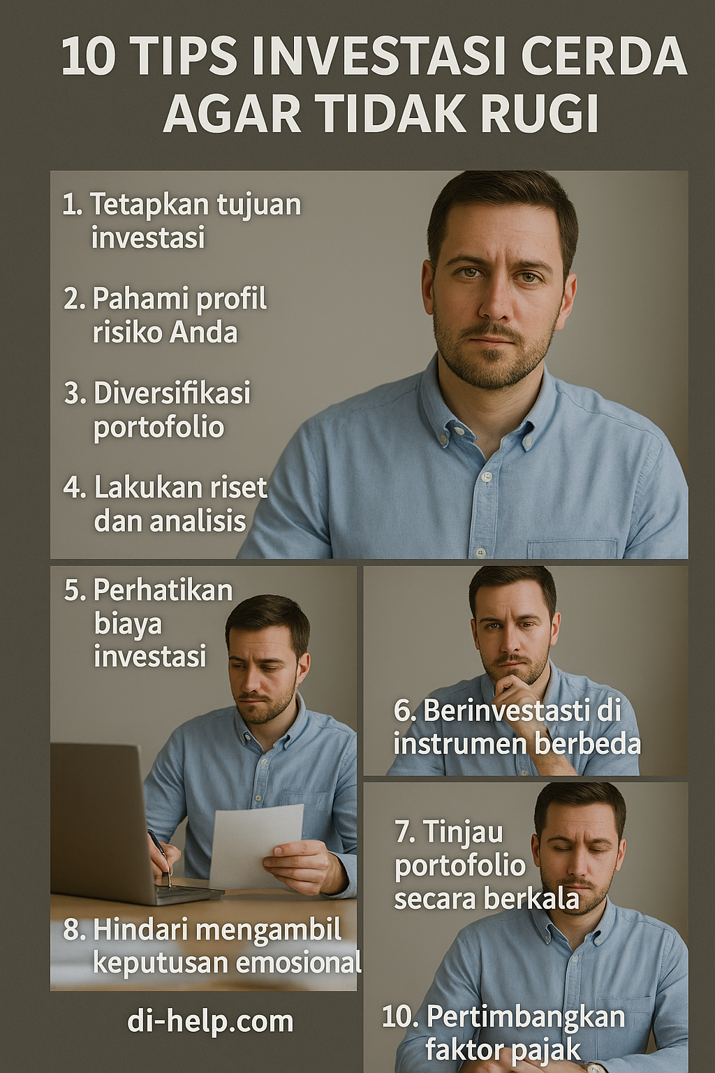 10 Tips Investasi Cerdas Agar Tidak Rugi