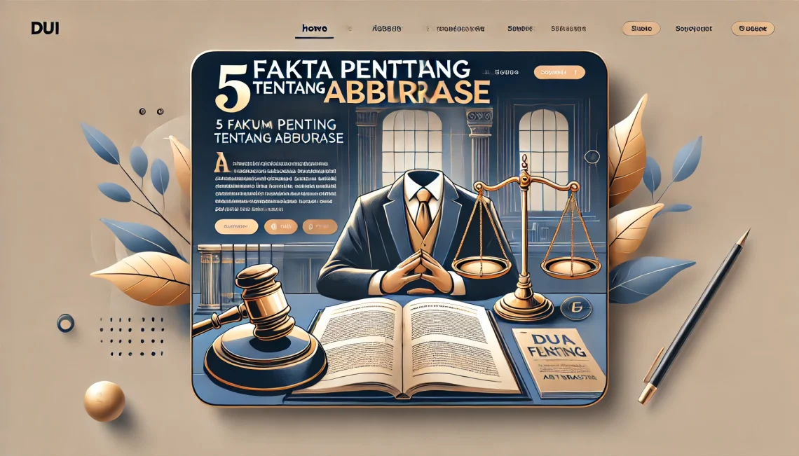 5 Fakta Penting tentang Hukum Arbitrase