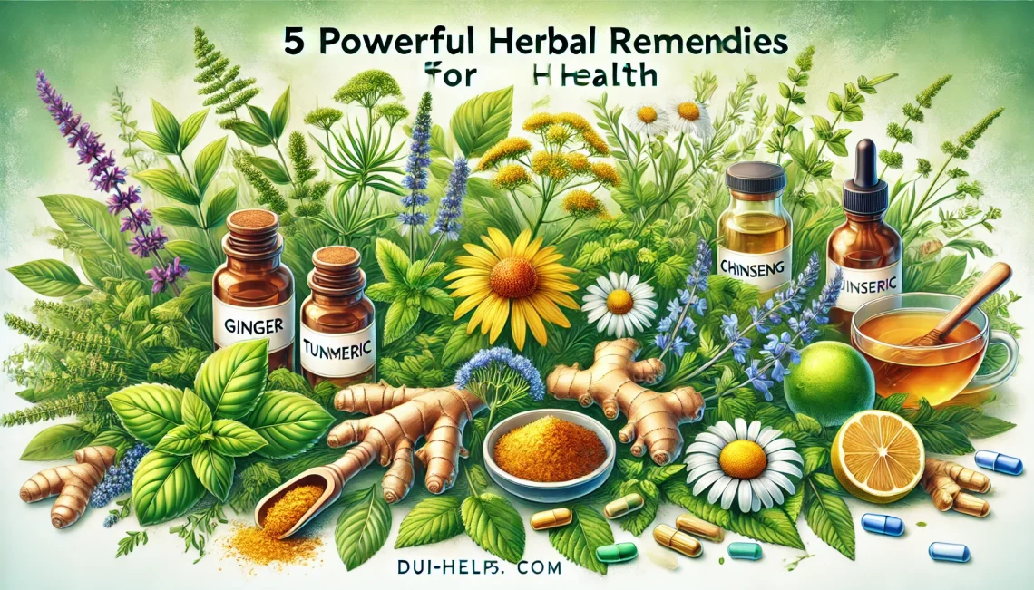 5 Ramuan Herbal Ampuh untuk Kesehatan