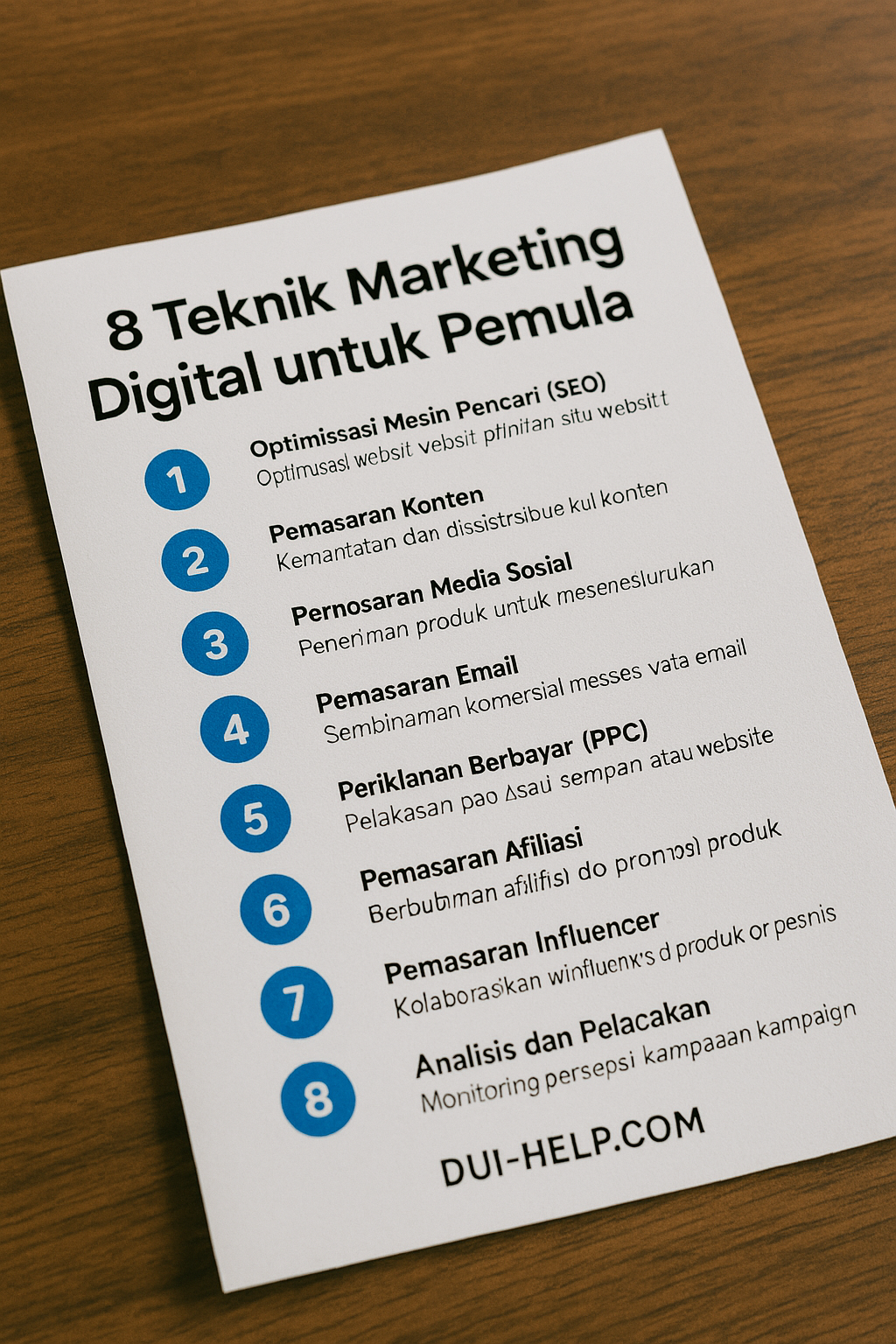 8 Teknik Marketing Digital untuk Pemula