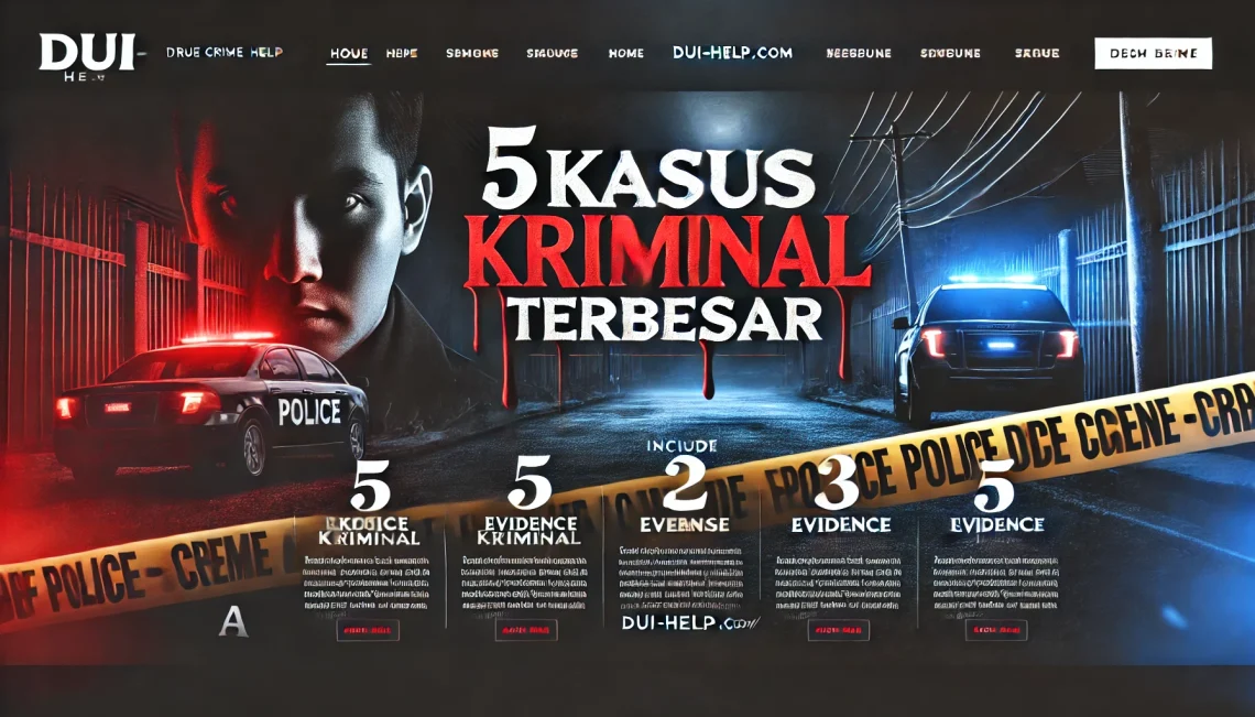 5 Kasus Kriminal Terbesar
