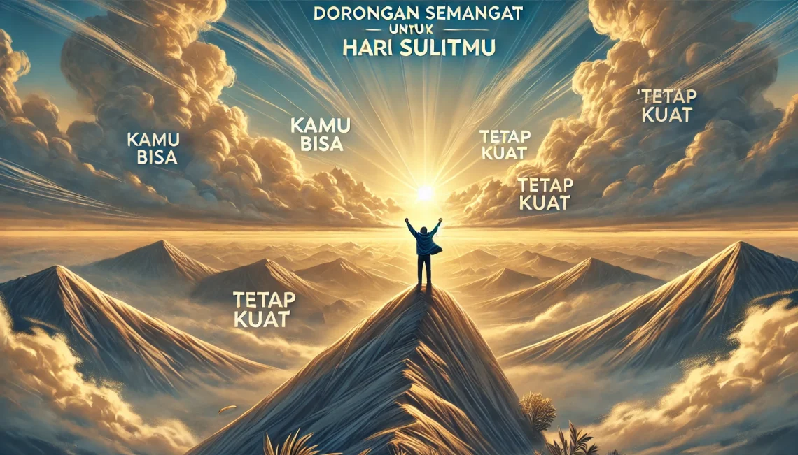 Dorongan Semangat untuk Hari Sulitmu