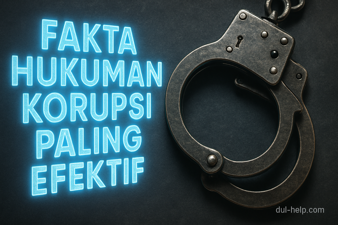 Fakta Hukuman Korupsi Paling Efektif 3 Fakta Hukuman Korupsi Paling Efektif