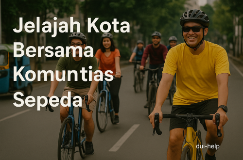 Jelajah Kota Bersama Komunitas Sepeda