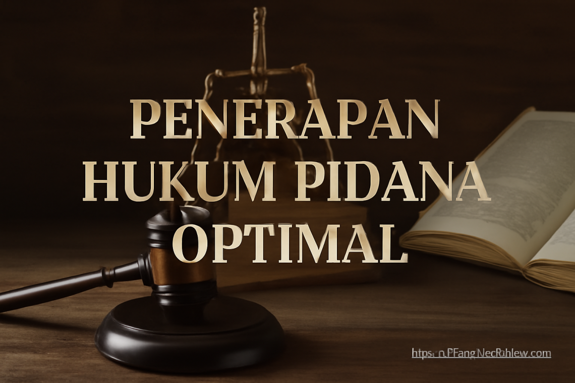Penerapan Hukum Pidana Optimal 3 Penerapan Hukum Pidana Optimal