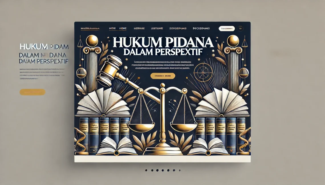 Hukum Pidana dalam Perspektif 2 Hukum Pidana dalam Perspektif
