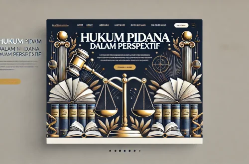 Hukum Pidana dalam Perspektif 5 Hukum Pidana dalam Perspektif