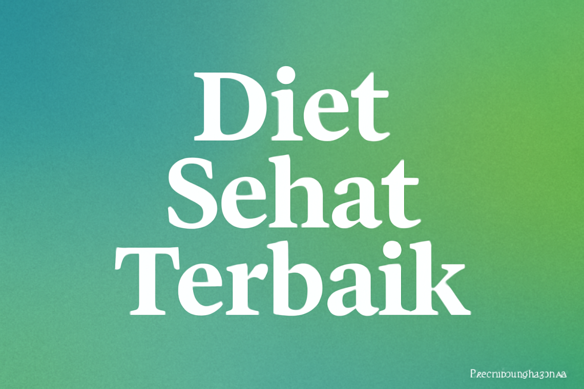 Diet Sehat Terbaik 6 Diet Sehat Terbaik