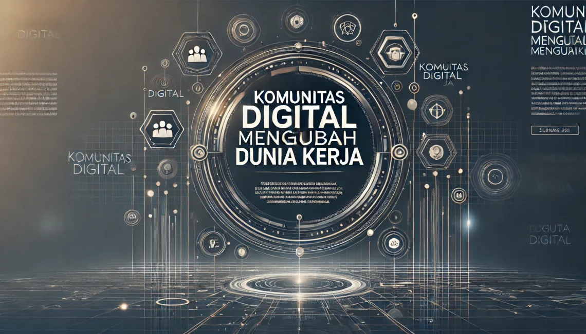 Komunitas Digital Mengubah Dunia Kerja 4 Komunitas Digital Mengubah Dunia Kerja