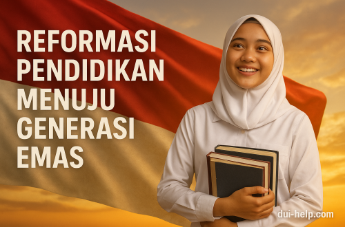 Reformasi Pendidikan Menuju Generasi Emas
