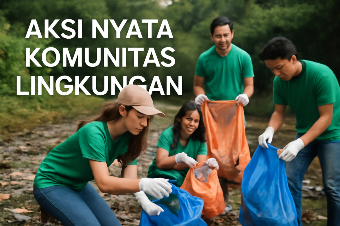 Aksi Nyata Komunitas Lingkungan 1 Aksi Nyata Komunitas Lingkungan