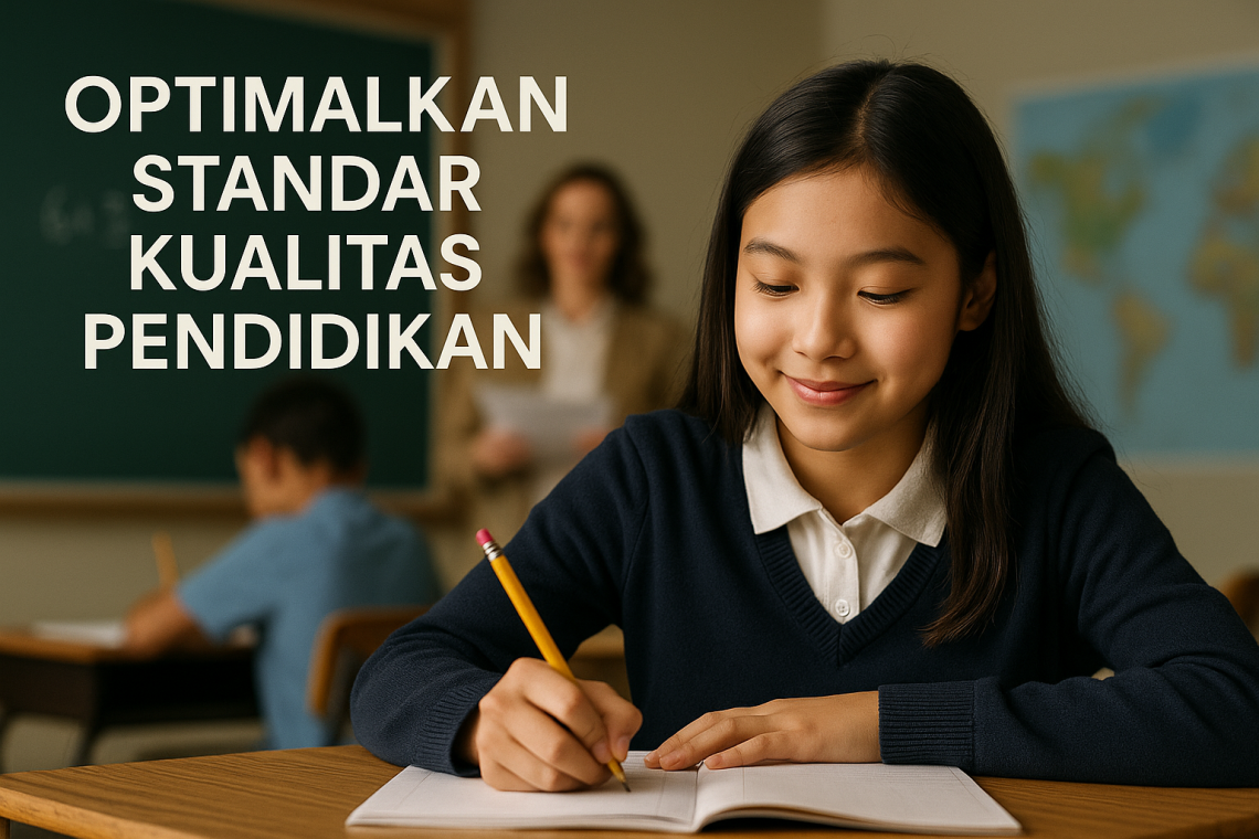 Optimalkan Standar Kualitas Pendidikan 1 Optimalkan Standar Kualitas Pendidikan