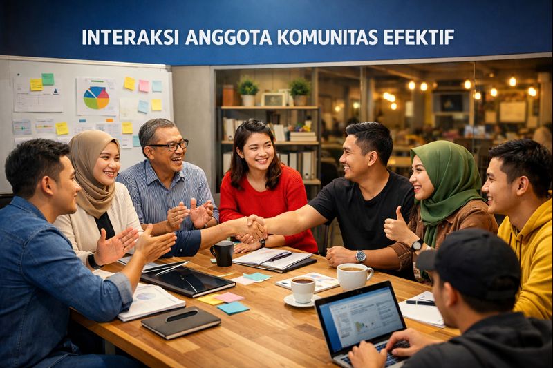Interaksi Anggota Komunitas Efektif 1 Interaksi Anggota Komunitas Efektif