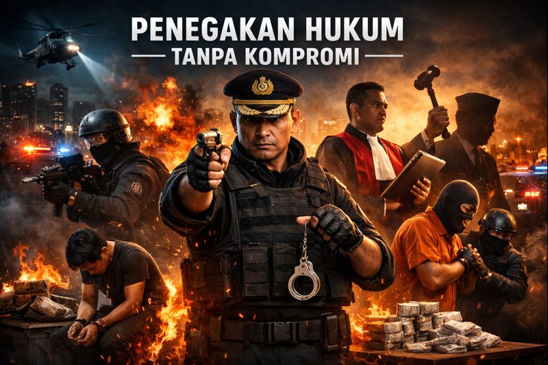 Penegakan Hukum Tanpa Kompromi